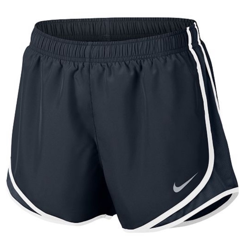 Black Nike dry-fit running shorts